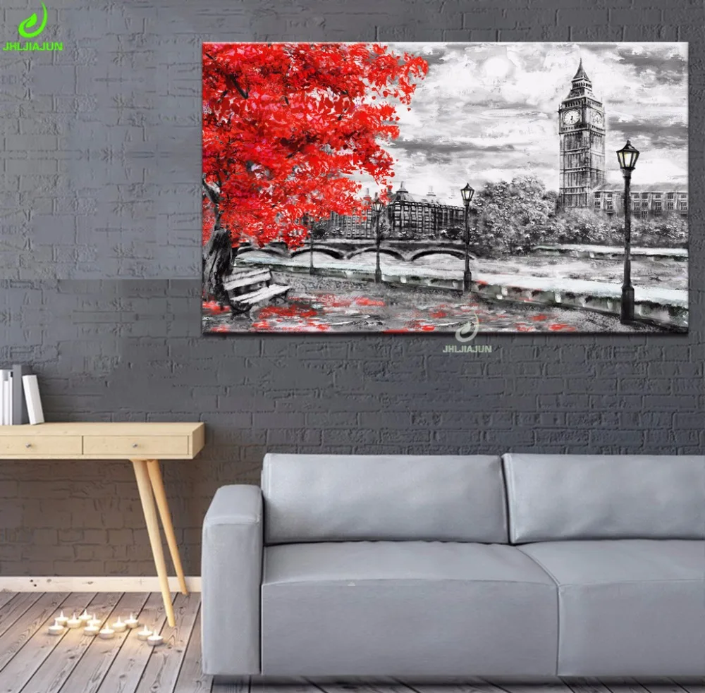 Cartazes-E-C-pias-da-Arte-Da-lona-Arte-Da-Parede-Pinturas-de-Londres-Do-Vintage (1)