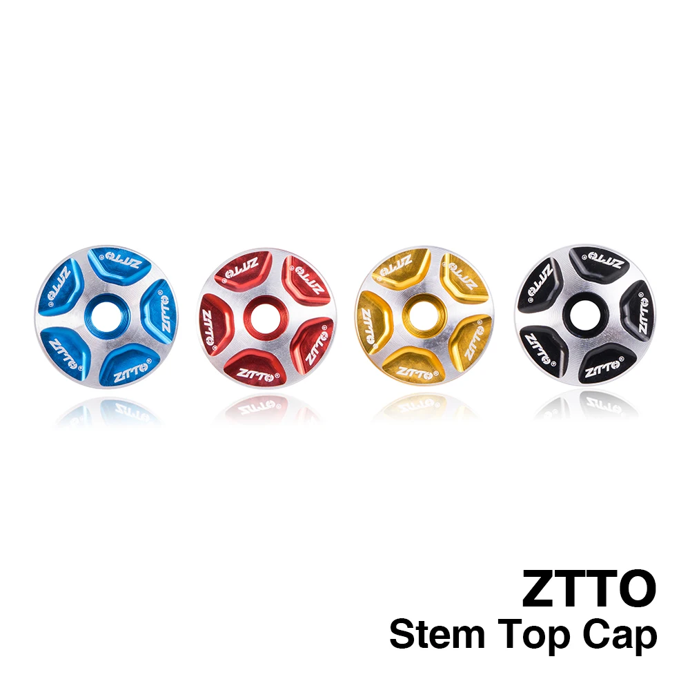 

MTB Fiets Headset stem Top Cover Cap vork 1-1/8 "Threadless Headsets Onderdelen Weg Mountainbike Aluminium legering Cover