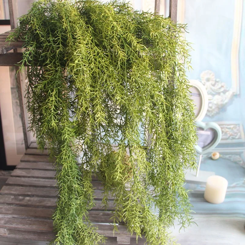 1PC Artificial Wall Hanging Plant Artificial Pine Needles Home Decoration Balcony Decorattion Flower Basket Accessories 1PC Artificial Wall Hanging Plant Artificial Pine Needles Home Decoration Balcony Decorattion Flower Basket Accessories