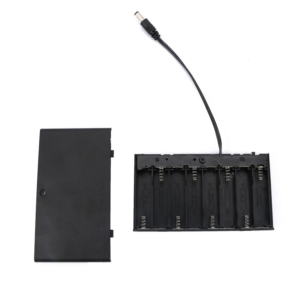 Buy SMAKN® 8PCS AA Battery 12V Clip Holder Box Case Black with DC: Power Converters -  FREE DELIVERY possible on eligible purchases