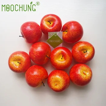 

Foam Artificial Green Red Apples Kitchen Decor For Home Interior Decoration Photography Accessories Cheap Fake Decorative Furits