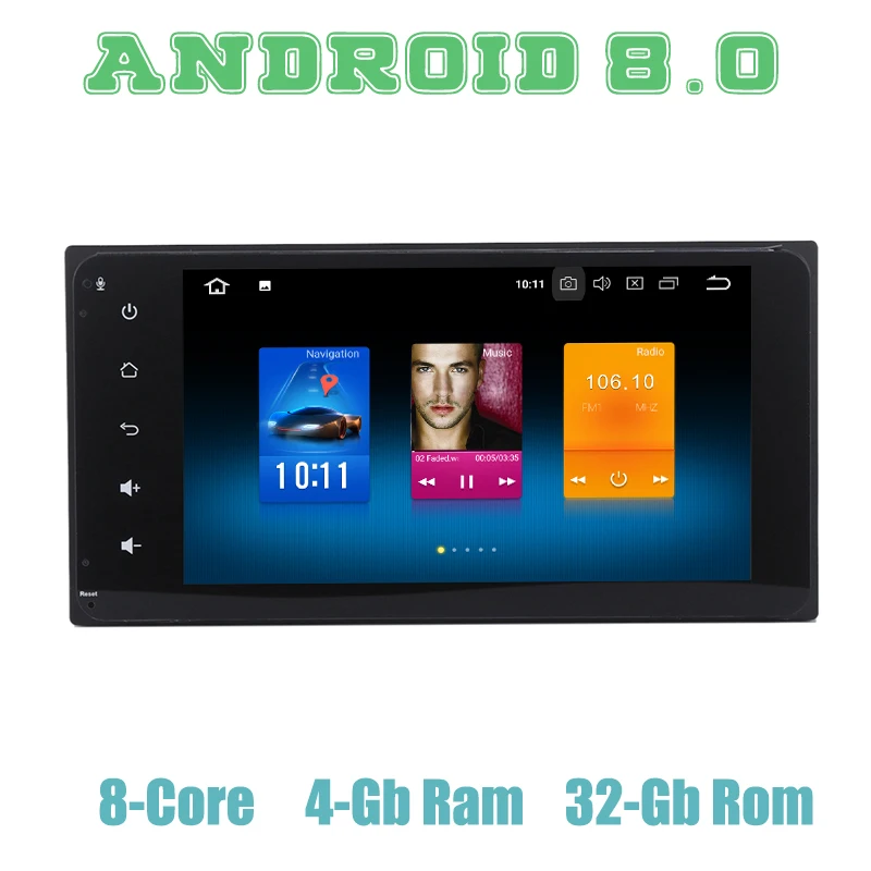 Восьмиядерный px5 Android 9 0 Автомобильный GPS радио плеер для Toyota универсальный corolla rav4