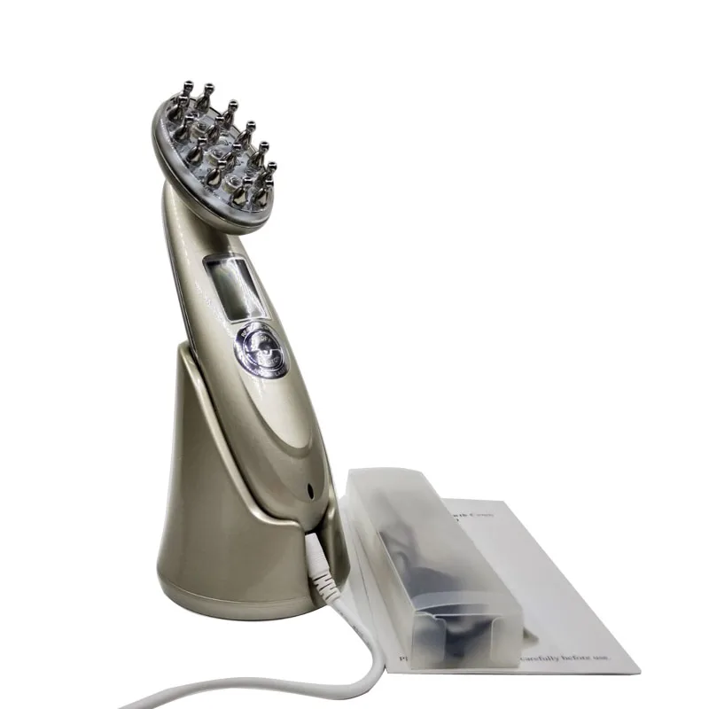 Estimulador do Folículo de Cabelo Perda de Cabelo do Cabelo Cabelo do Laser Elétrica Bio Microcorrente no Couro Cabeludo rf Ems Nutrir Anti do Laser Cabeça Relax Massager Máquina 8 High Quality massager cordless