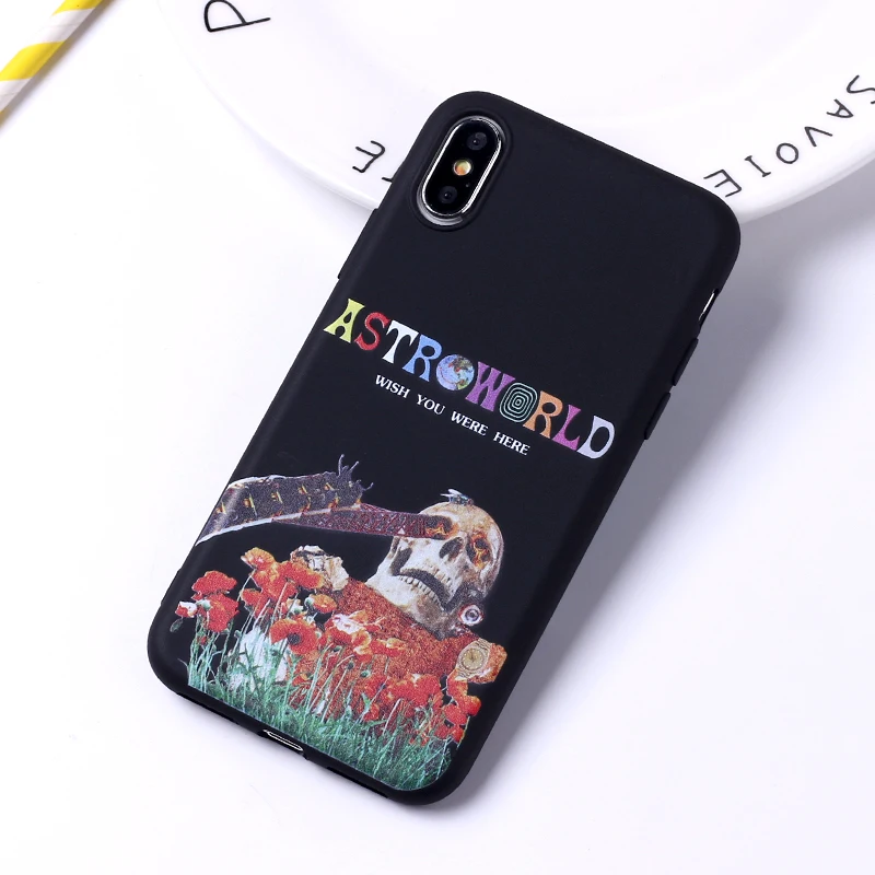 Чехол для телефона Трэвиса Скотта s Astroworld Sicko Mode, мягкий матовый Силиконовый чехол для конфет, чехол для iPhone 11, 6 S, 8, 8 Plus, X, 7, 7 Plus, XS Max - Цвет: 1