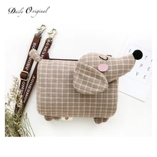 

Daily Original new modis discount crossbody bag creative puppy-shaped canvas medium capacity shoulder messenger bag purse