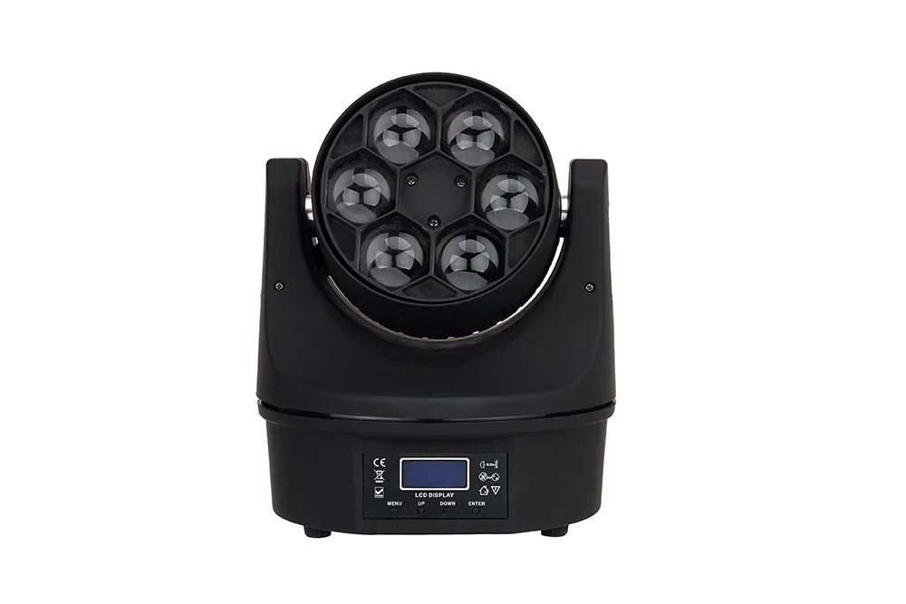2pcs 6x10W RGBW 4in1 LED Bee Eye Beam Moving Head Light