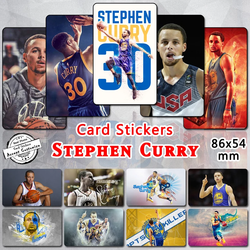 

(35 pieces/lot) Stephen Curry Card Stickers Warriors MVP Golden Boy Famous NBA Basketball Player Photo Cards Bookmark Fans Gift