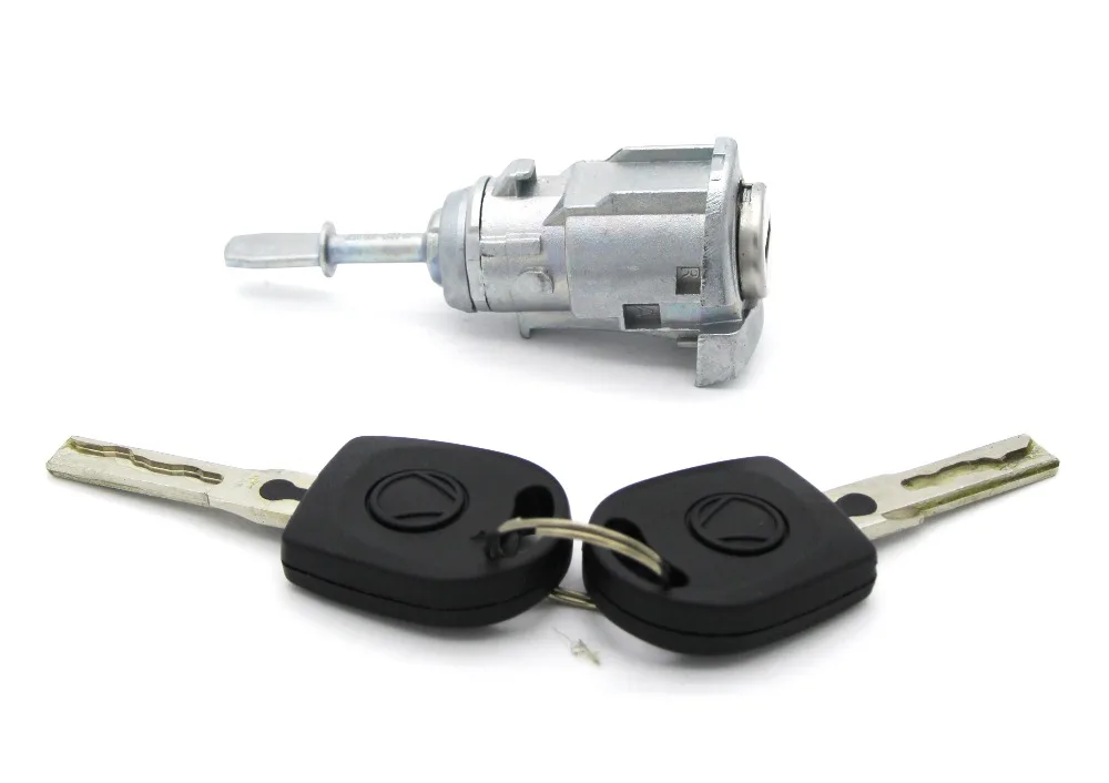 OEM 1U0837168C RIGHT DOOR LOCK BARREL CYLINDER WITH 2 KEYS FOR SKODA OCTAVIA OEM QUALITY