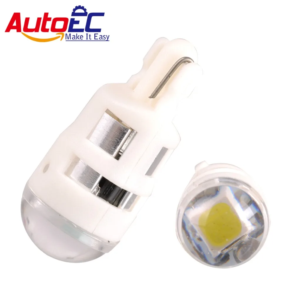 

AutoEC 6x T10 2880CW W5W 6000K 12V 1W led driving Car Side Marker Lamps Turn Signal Light Parking light #LB153