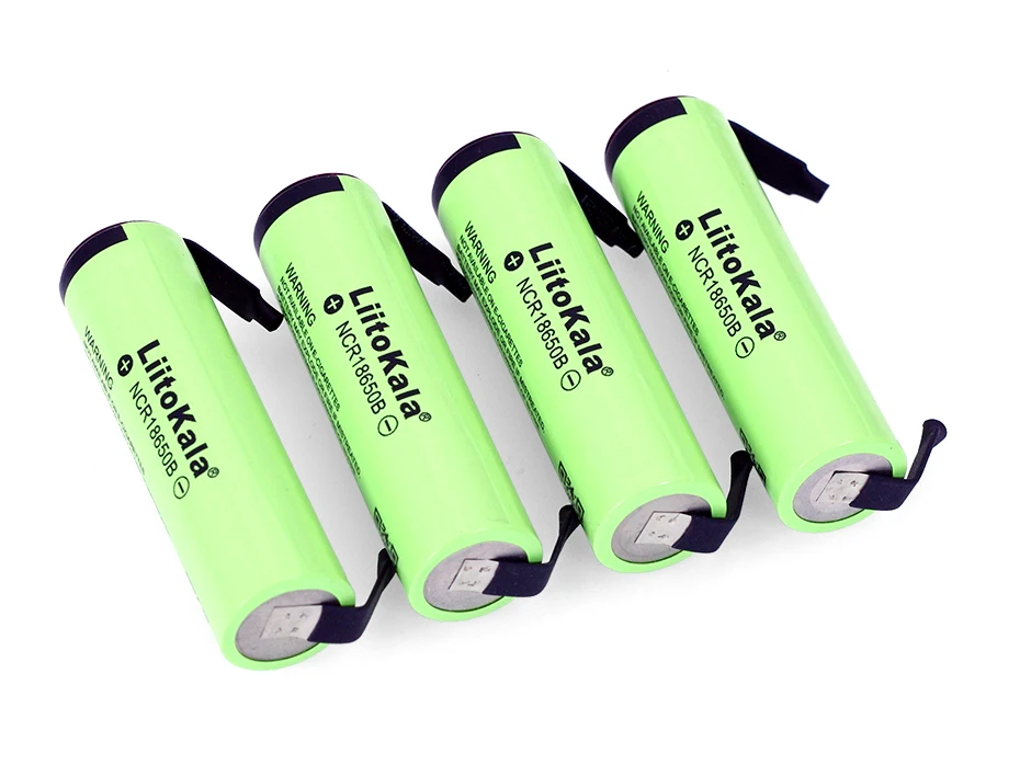 1-10 шт Liitokala NCR18650B 3,7 V 3400mAh 18650 перезаряжаемый литиевый аккумулятор для батареи+ Сделай Сам никелевый элемент