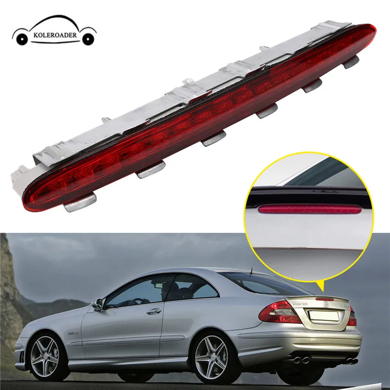 

Car Rear Trunk Replacement Red LED Third Stop Brake Light Lamp A2098201056 For Mercedes Benz CLK W209 2002-2009