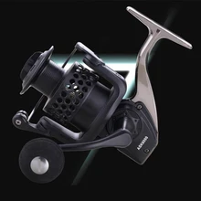 Большой катушки спиннинг рыболовная катушка спиннинга очень прочный рыболовный Катушка 5,2: 1/4. 9:1 Карп вращающаяся блесна для рыбалки