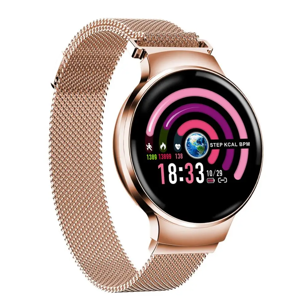 H5 Women Smart watch IP67 Waterproof Heart rate monitor Smartwatch Sports Fitness Tracker Woman ladies Girl for Android and IOS