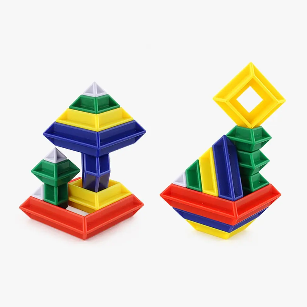 

Hot Design Building Blocks Magic Transformation Pattern Tower Children's Intelligence Variety Building Blocks Toys Gift For Kids