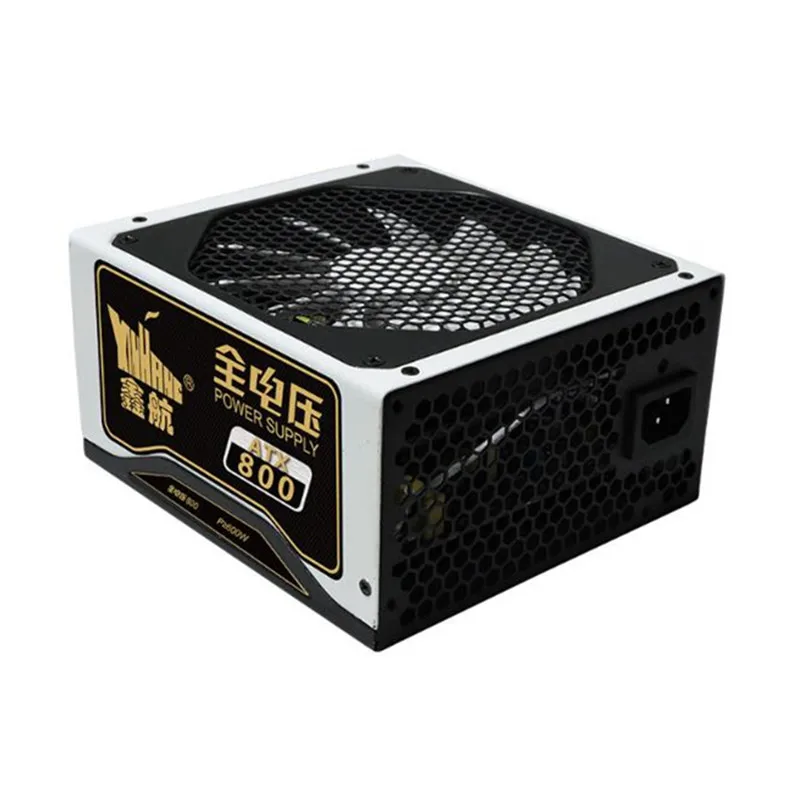 Xinghang الألعاب الصامت 800 واط pc امدادات الطاقة psu atx السلطة التعدين الكمبيوتر امدادات الطاقة مفتاح الطاقة psu 12 فولت active pfc الكمبيوتر 110 فولت