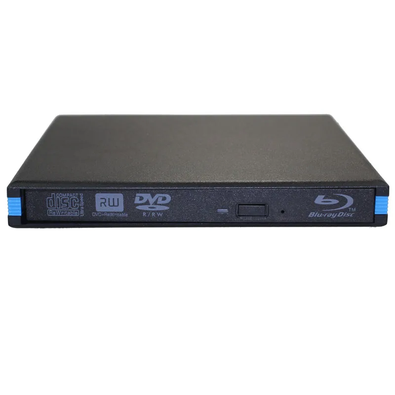 

In stock New USB 3.0 External Slim USB Enclosure Case For CD DVDRW Blu Ray for 2.5inch 12.7mm SATA HDD caddy enclosure up to 2TB