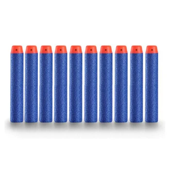 100PCs Soft Hollow Hole Head 7.2cm Refill Darts Toy Gun Bullets for Nerf Series Blasters Xmas Kid Children Gift
