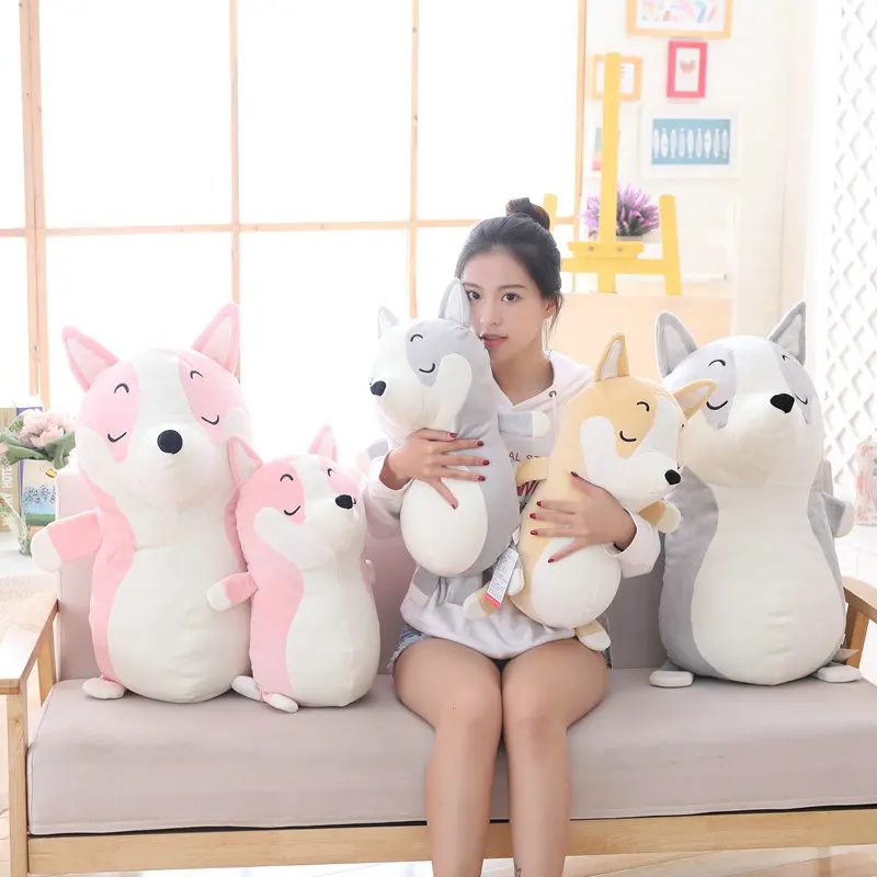 45cm 70cm New Style Toy Cute dog Plush Toys Stuffed Toy Doll Hobbies Children Boys Baby Birthday Christmas Gift