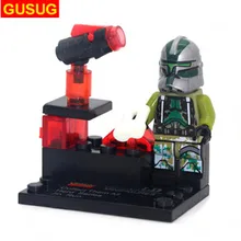GUSUG 400 шт клонированные солдатики с оружием пластиковые плетеные блоки кирпичи военные игрушки для детей