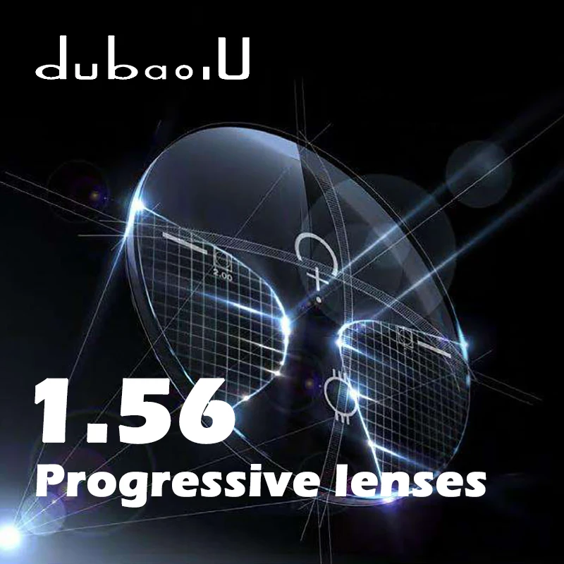 

1.56 Index Free Form Progressive Lenses Optical Multifocal Prescription Lenses Clear Hyperopia Reading Lenses Myopia Lenses