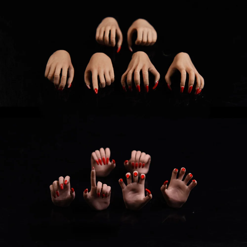 Details about   1/6 Natural Skin Hands Set for 12'' Kumik   Female Figure Body 10Pairs 