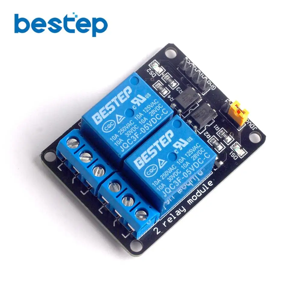 

5PCS 2 Channel 5V Relay Modules With Optocoupler 2-Channel Relay Control