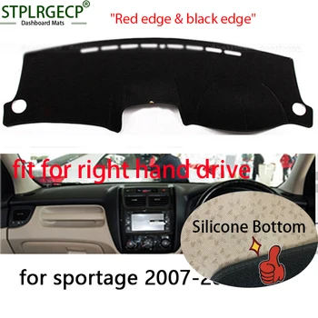 

Right hand drive Double layer Dash Mat Dashmat Dashboard Cover Sun Shade Dash Board Cover Carpet for KIA sportage 2007-2016