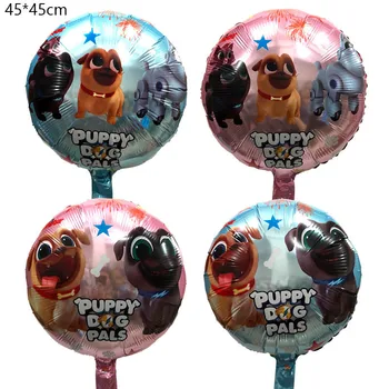 

50pcs Puppy Dogs Pals Foil Balloons Inflatable brothers Bingo and Rolly Birthday Party Decorations Globos Toys For Kid Balloons