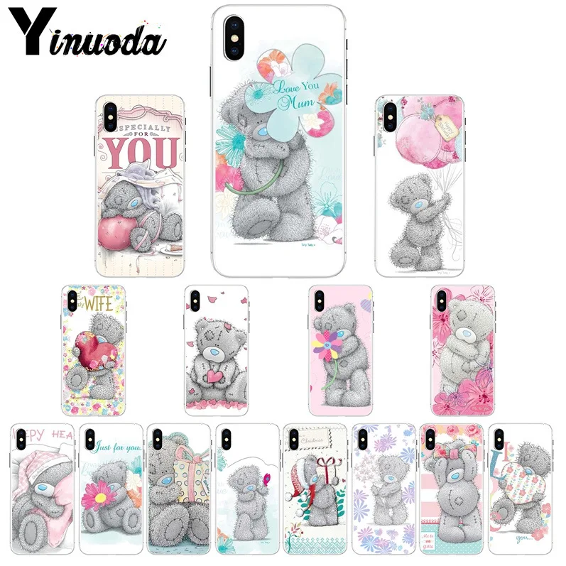 Yinuoda Tatty Teddy Me To You Bear фото на заказ мягкий чехол для телефона iPhone 5 5Sx 6 7 7plus 8 8Plus X XS MAX
