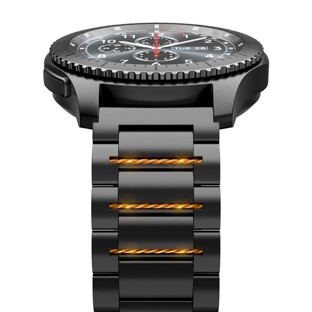 Ремешок hoco из нержавеющей стали для Samsung Gear S3 Classic Frontier быстросъемный браслет с