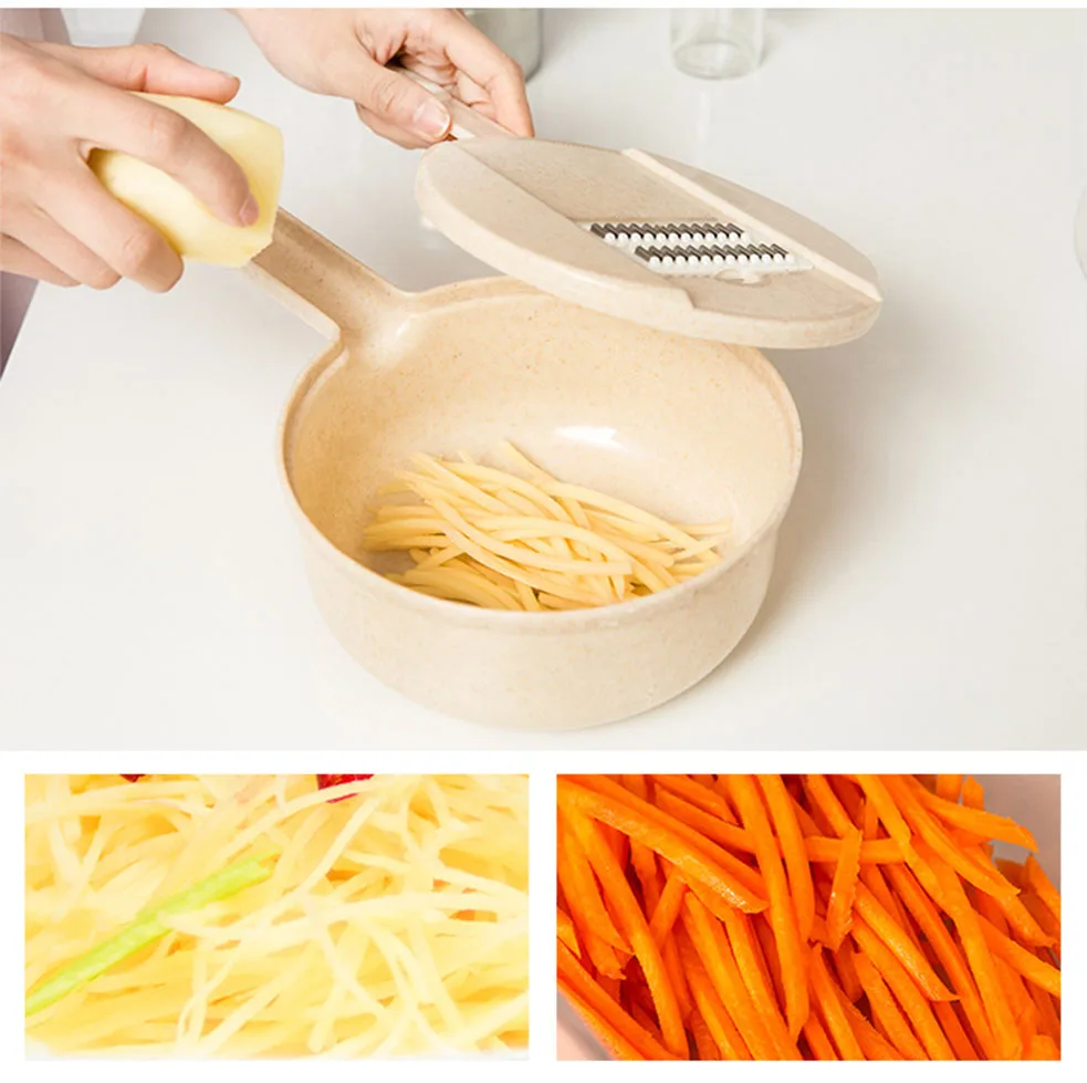 Универсальные терки круглый мандолина слайсер для еды измельченный кухонный