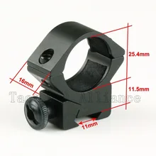 2шт 25,4 мм " дюймовый прицел кольцо 11 мм рельсовый Держатель Для Сковороды низкий профиль для металлические мишени винтовка лазерный фонарик