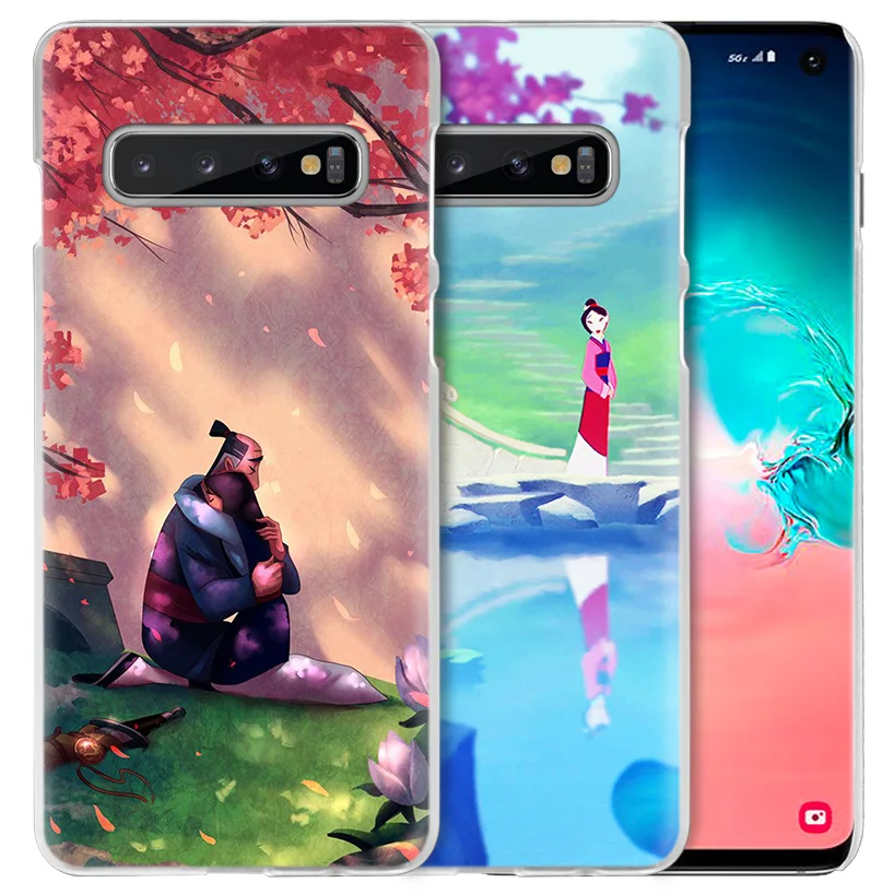 Мулан комиксов чехол для samsung Galaxy S10 5G S10e S9 S8 M30 M20 M10 J4 J6 плюс J8 Примечание 8 9 Ясно Жесткий чехол для телефона PC Coque