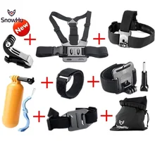 SnowHu For Gopro Hero Accessories Set Monopod Mount for go pro hero 6 5 4 3