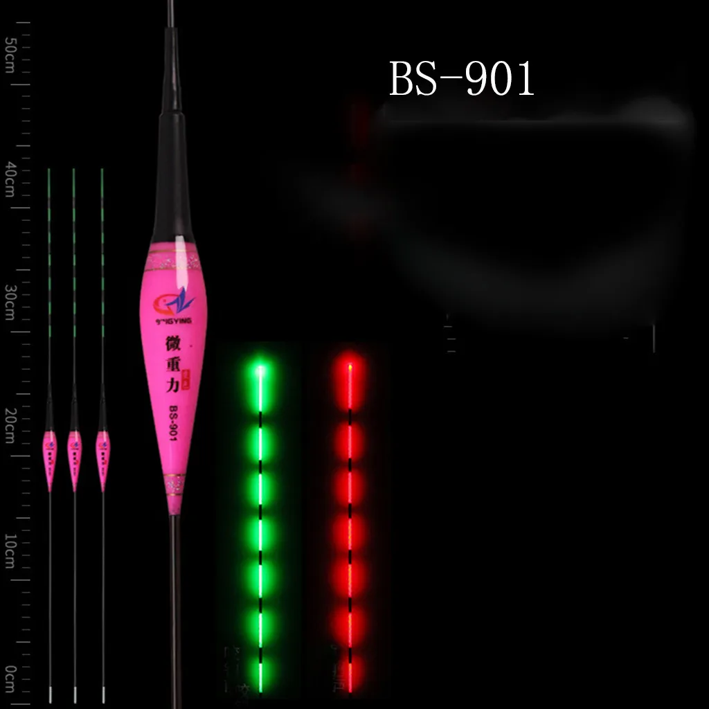 Умный поплавок для рыбалки, ночной Световой поплавок, светодиодный светильник, автоматически напоминающий набор поплавков для рыбалки, буй, поплавок, рыболовный светильник