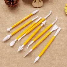 Новая мода 8 шт помадка торт украшение цветок Моделирование глины Sugarcraft инструмент Резак горячая распродажа