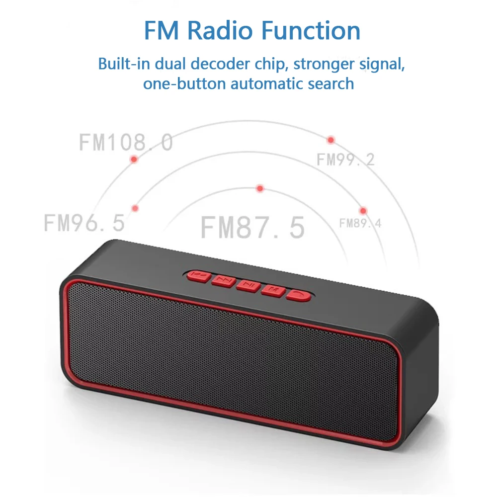 TWS Bluetooth динамик V5.0 Колонка Bluetooth Саундбар сабвуфер стерео Поддержка TF карта FM открытый/автомобильный динамик