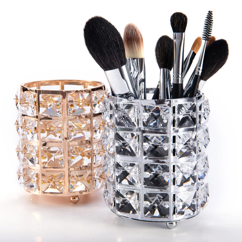 Crystal Makeup Brush Storage Multi Purpose Storage Cement Pen Makeup