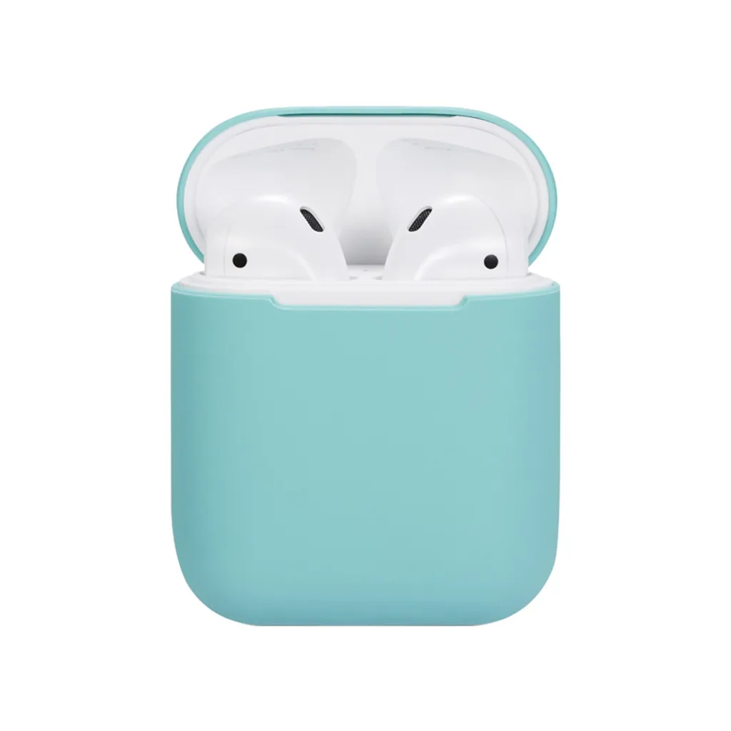 Soft Silicone Case For Apple Airpods Shockproof Cover For Apple AirPods Earphone Cases Ultra Thin Air Pods Protector Case