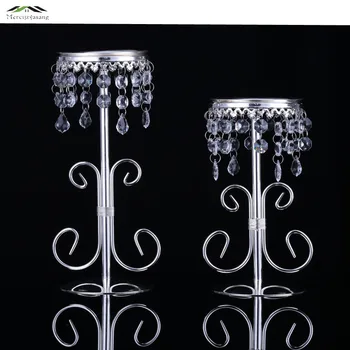 

Tall Foot Glass Candlestick Candle Holders Reception For Wedding Lamp Place The Crystal Ball Crafts Portavelas Candelabra 08801