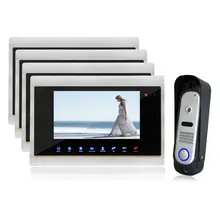 Homefong Video Doorbell font b Camera b font Intercom Monitor 7 inch Touch Screen 1V4 SD