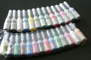 

To RU only 27Pcs colorful permanent Makeup tattoo ink pigment 3ml for eyebrow lip Permanent make up supply