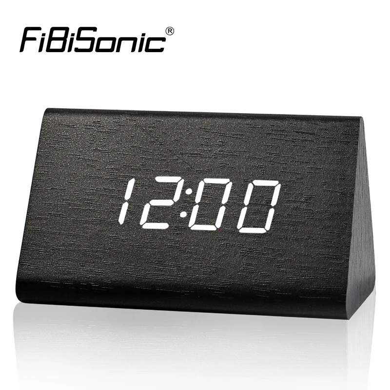 FiBiSonic Европа улыбка будильник часы цифровые с календарями температуры