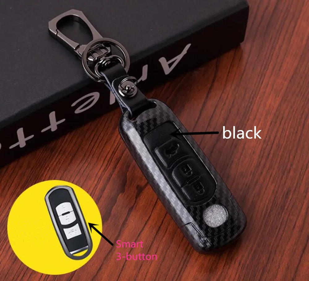 

Key Case Cover Keychain auto key case keychain for mazda 3 6 2014 m3 m6 cx3 cx5 car-styling cx-3 cx-5 axela atenza