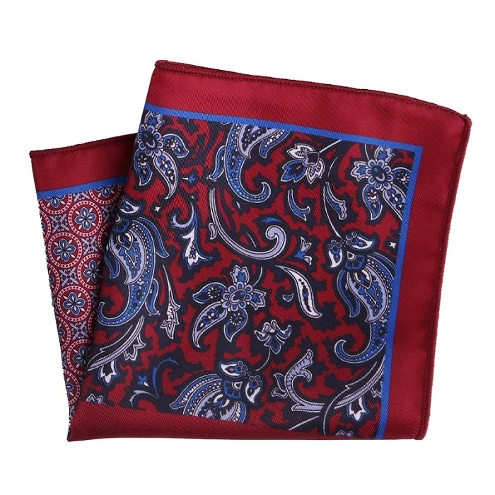 MPK-082pocket square Портной Смит дизайнер Карманный квадратный модный платок в горошек Пейсли Цветочный плед Стиль Hanky мужской костюм карманные аксессуары - Цвет: MPK-082pocket square