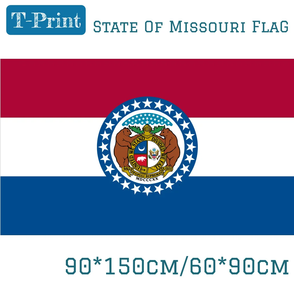 90*150 см 60*90 3X5FT США флаг Миссури Полиэстер индивидуальные пиратские баннеры | Дом и