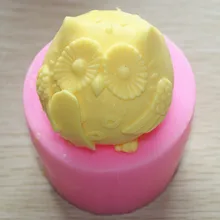 Сова глиняная посуда формы силиконовое мыло в виде пчелиных сот DIY FM