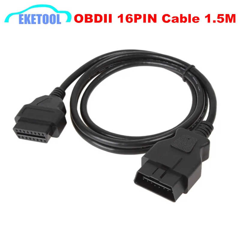 Prix pour Long 1.5 M OBD2 16PIN Mâle à Femelle Câble D'extension Auto voiture Outil De Diagnostic OBDII Câble D'extension Meilleur Pour ELM327 Livraison gratuite Prix pour Long 1.5 M OBD2 16PIN Mâle à Femelle Câble D'extension Auto voiture Outil De Diagnostic OBDII Câble D'extension Meilleur Pour ELM327 Livraison gratuite