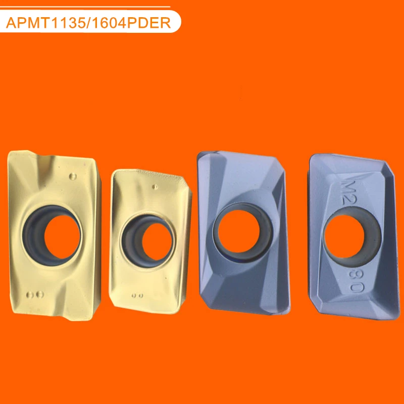 Фрезерный резак ЧПУ твердосплавное лезвие R0.8 APMT1135/1604PDER H2 M2 FM G2 XM|Фреза| |