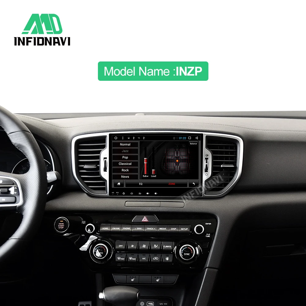 Discount android 8.1 car dvd for KIA sportage 2016 2017 kx5 gps navigation car radio video stereo multimedia player octa core IPS screen 1